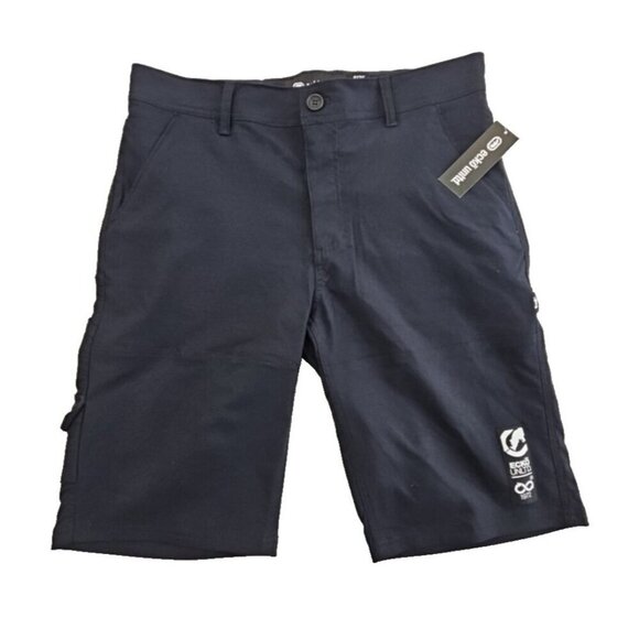 Ecko Unltd Utility Shorts Men's 32 Black Cargo 12" Inseam NEW 6 Pockets NWT - Picture 1 of 16